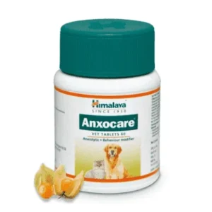 Himalaya Anxocare Vet Tablets for Dogs & Cats (60 Tabs) – Natural Pet Stress Relief Support