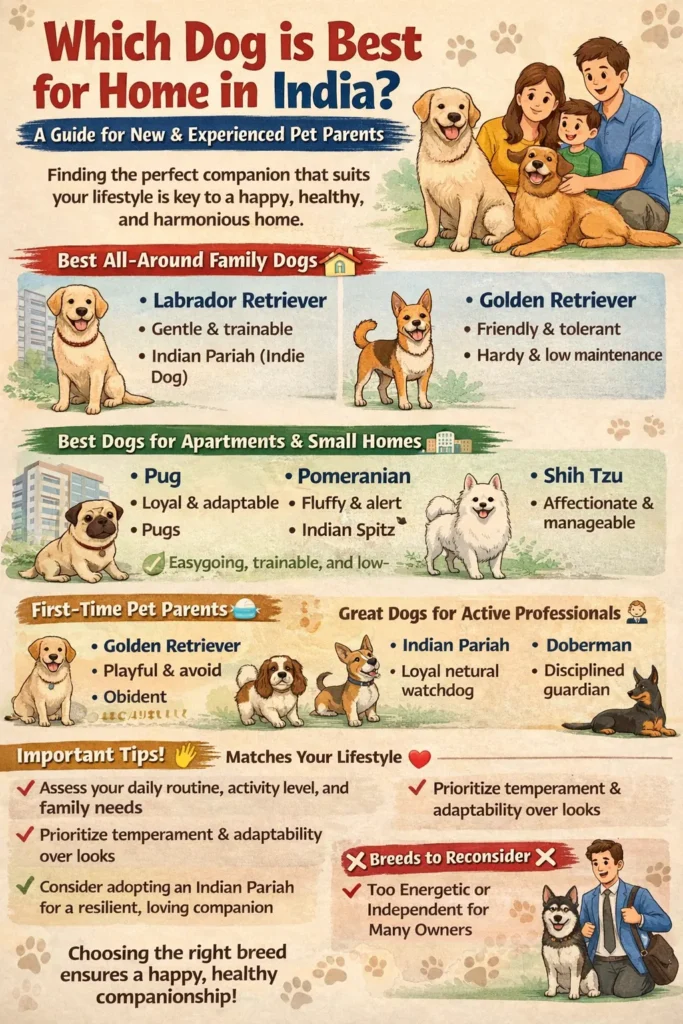 which dog is best for home in india