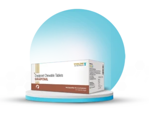 Vivaldis Grapitail Grapiprant Chewable Tablet 100mg for Dogs – Advanced Osteoarthritis Pain Relief & Anti-Inflammatory Support