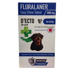Sihil D Ecto Fluralaner 1000mg Tablet for Dogs 20 to 40kg