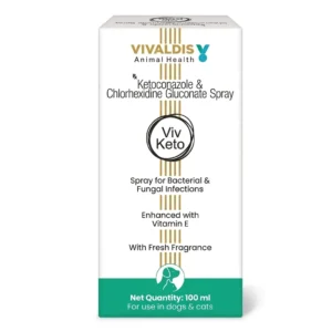 Viv Keto Spray for Dogs & Cats | Antifungal & Antiseptic Skin Treatment 100ml