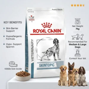 Royal Canin Skintopic Dog Food for Medium & Large Dogs 7kg | Veterinary Skin Care Diet